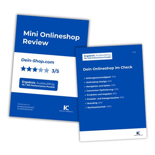 Mini Onlineshop Review (Persönlich von Max)