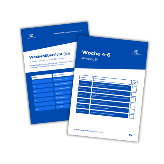 KC E-Commerce Wochenplan